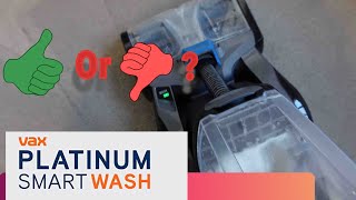 The Vax Platinum  Hoover SmartWash Carpet CleanerReviewDemo Does It Work Is It Worth The Money [upl. by Divod]