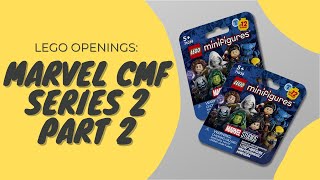 Lego Marvel CMF Series 2 Part 2 No More Werewolves Please  Lego Openings [upl. by Mahala]