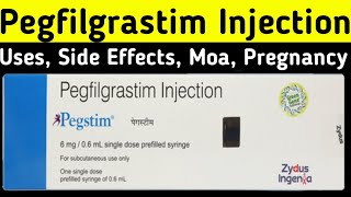 Pegfilgrastim Injection Uses in Hindi  Pegstim injection  Fulphila injection  Uses Side Effects [upl. by Anitsyrhc]