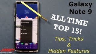 Note 9 ALL TIME Top 15 Tips Tricks amp Hidden Features [upl. by Annerahs124]