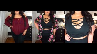 Early Fall Plus Size Try On Clothing Haul ft Forever21 amp Torrid [upl. by Yrod184]