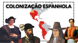 COLONIZAÇÃO ESPANHOLA NA AMÉRICA [upl. by Suirauqed115]