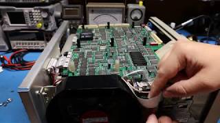 Tektronix TDS 784A DSO Oscilloscope Repair Dallas NVSRAM replacement and programming [upl. by Ahsatin]