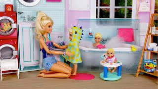 Barbie amp Ken Doll Family Night Routine amp Playground Adventure [upl. by Namrehs509]