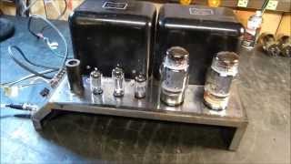 McIntosh MC75 Mono Block Vacuum Tube Amplifier Testing and Documentation [upl. by Allix]