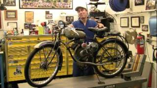 1946 Whizzer WZ Model H Motorbike [upl. by Springer]