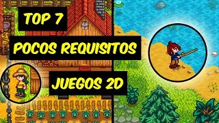 TOP 7  JUEGOS 2D PARA PC DE POCOS REQUISITOS 3 MEGA MEDIAFIRE [upl. by Harri]