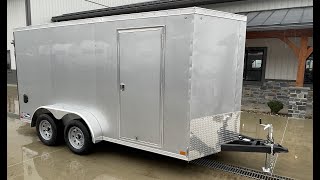 ITI Cargo 7x14 Honor Line Enclosed Cargo Trailer 7000 GVW Y8414HLVTA070 [upl. by Jacobo393]