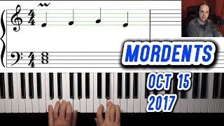 How to Play Mordents Live Stream October 15 2017 [upl. by Nnelg]