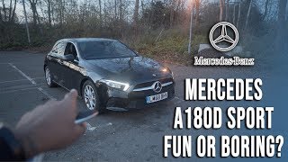 2018 W177 Mercedes A180d Sport InteriorExterior Review  Fun or Boring [upl. by Najib]