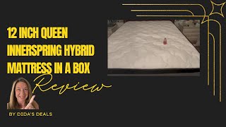 Why Everyone is Talking About the 12 Inch Innerspring Hybrid Mattress in a Box [upl. by Ecinaej]