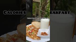 Calories in a breakfast plate healthyrecipes calories diet [upl. by Atiuqa]