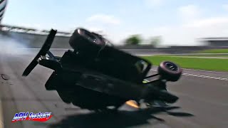 James Hinchcliffe Crash 2019 Indy 500 Qualifying [upl. by Yerffoej]