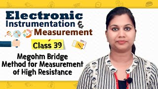 Megohm Bridge Method for Measurement of High Resistance  Electronic Instrumentation and Measurement [upl. by Eul]