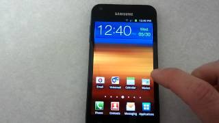 Samsung Galaxy S2 Gmail Account and Application Setup [upl. by Ytomit]