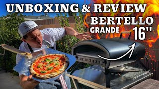 UNBOXING amp REVIEW BERTELLO GRANDE PIZZA OVEN⎮2 style of pizzas [upl. by Richma339]