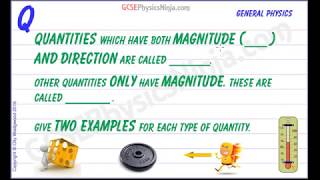 Vectors and Scalars Physics Tutorial [upl. by Harima873]