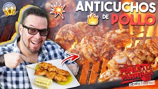 Como hacer ANTICUCHOS de POLLO [upl. by Peatroy]