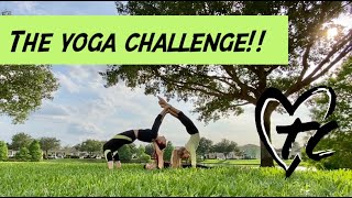 3 PERSON YOGA CHALLENGE  Triple Charm [upl. by Burgener]