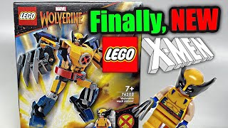 RARE LEGO Marvel 2022 Wolverine Mech Armor REVIEW [upl. by Derfliw640]