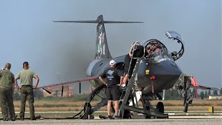 F104 STARFIGHTER Flies Again Over Italy Awesome J79 Howl [upl. by Hills780]