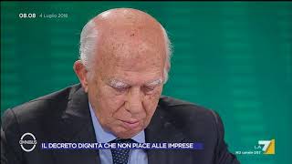 Omnibus  Il Decreto Dignità che non piace alle imprese Puntata 04072018 [upl. by Malan]