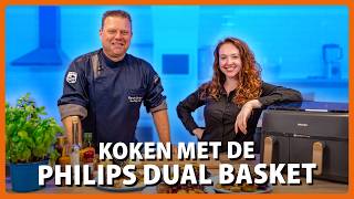 Voor 4 Personen Een Gerecht Koken met de Airfryer  Philips Dual Basket Airfryer  Expert [upl. by Nari]