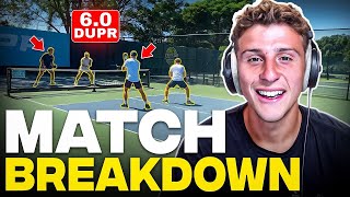 ProLevel Pickleball Match Breakdown Learn KEY Strategies for Smarter Play [upl. by Katya]