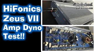 1990 HiFonics Zeus VII Amp Dyno Test RMS Wattage Old School [upl. by Alfie]