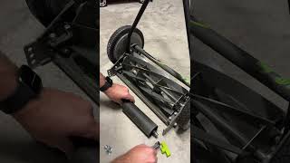 Earthwise Reel Mower Upgrade reelmower [upl. by Aneekas]