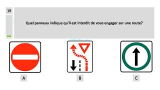 Examen théorique saaq 2023  sécurité routière SIGNALISATION ROUTIÈRE test  Quebec [upl. by Notyap]