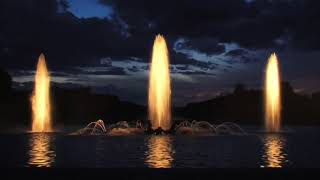 Les Grandes Eaux Nocturnes du château de Versailles [upl. by Jessey]