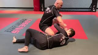 MMA Darce Choke From Knee On Belly Cosens MMA  Charlie Cosens [upl. by Glimp]