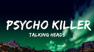 1 Hour Talking Heads  Psycho killer Lyrics from Stranger Things Season 4 Soundtrack  Crea [upl. by Awhsoj751]