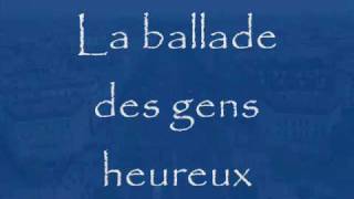 Gerard Lenormand  la ballade des gens heureux [upl. by Elleira]