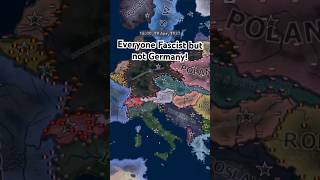 Everyone Goes Fascist but Germany  HOI4 Timelapse [upl. by Dryfoos]