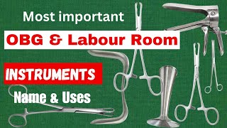 Instruments used in gynac OPD and labour room  OBG instrument  nursing video [upl. by Ris]