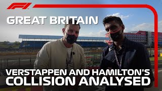 Verstappen And Hamiltons Collision Analysed  2021 British Grand Prix [upl. by Backer]