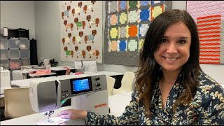 How to use Needle UpDown on a BERNINA [upl. by Boccaj469]