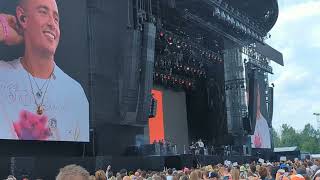 Dermot Kennedy  Kiss Me  Rock Werchter 02072023 [upl. by Obellia636]