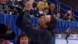 Philippe Candeloros iconic The Godfather ✝🥈⛸ 1994 World Free Skate [upl. by Nosneh]