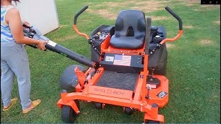 July 10 2024 Bad Boy 42quot Rambler Mowing And Our War Against Khaki Weed [upl. by Rafi]