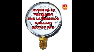 Comment avoir plus de précision sur la pression de votre chaudière ecotec pro [upl. by Ityak]