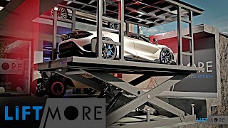 Car lift for underground garage  LiftMore Carlifts [upl. by Parsifal]