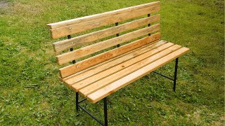 How To Renovate A 30YearOld BenchDIY [upl. by Attaymik]