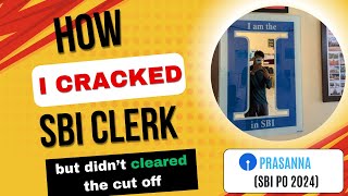 How I Cleared the SBI Clerk Exam but Missed the CutOff bank exam motivation SBI PO IBPS [upl. by Aisatana]