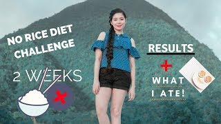 I Tried the 2 weeks No Rice Diet Challenge Results amp My Experience amp What I Ate [upl. by Annahael]