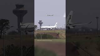 Tense Tardy Takeoff A340300 long takeoff roll in South America [upl. by Now743]