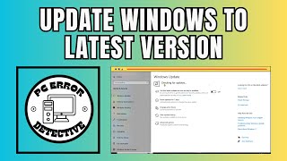 How to Update Windows to Latest Version [upl. by Jeri256]