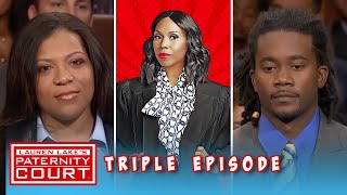 Two Men Come To Court To Find Out If They Are The Father Triple Episode  Paternity Court [upl. by Quincy]